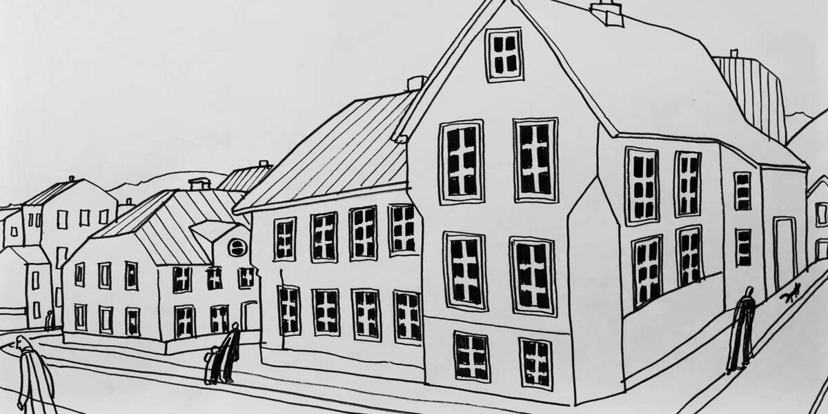 Иллюстрация из книги Станислава Бенедиктова «Окна»