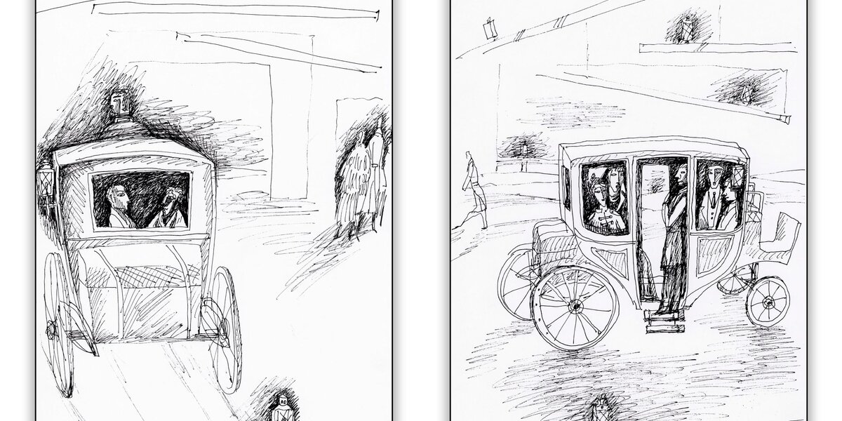Эскизы декораций к спектаклю «Горе от ума», художник Станислав Бенедиктов (Фото: архив РАМТ)
