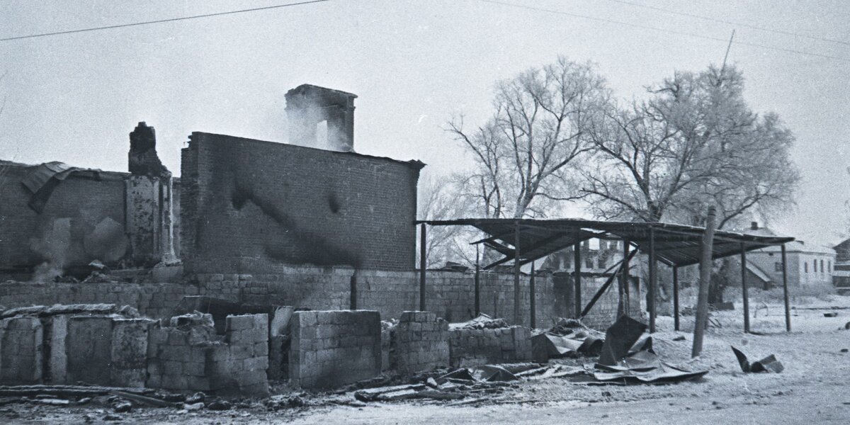 Старица, 1942 г. (Фото: Борис Вдовенко)
